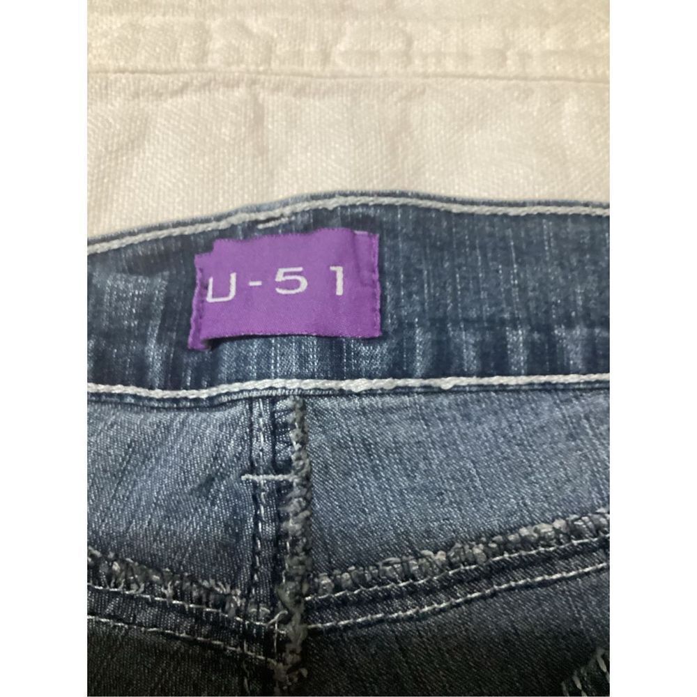 U-51 Women’s Jeans Dark Wash Straight Leg 14 View 5